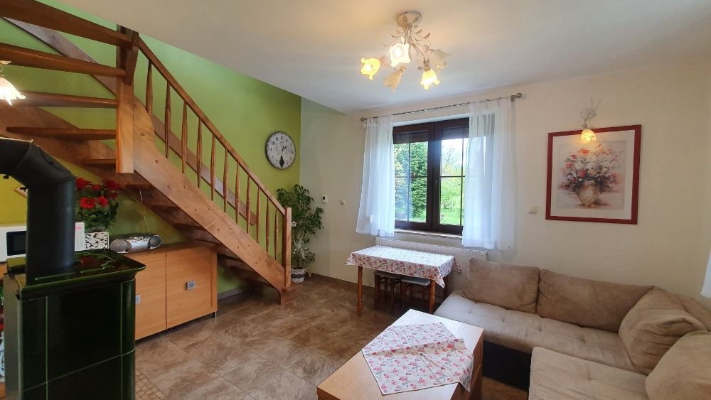 OGRÓD i DOMEK w górach Brenna k Ustroń Wisła Beskidy Apartament Nocle