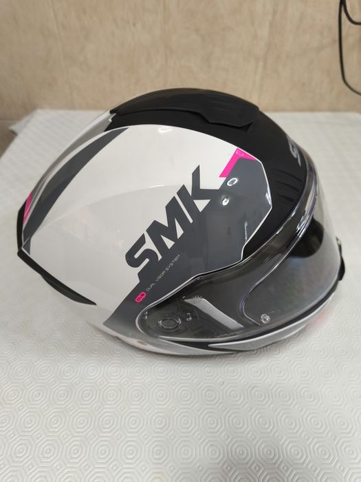 Capacete modular SMK Gullwing S01 tamanho S – como novo