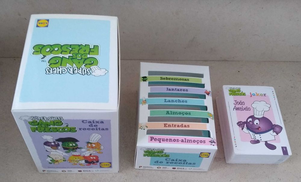 Coleção completa das 120 receitas.