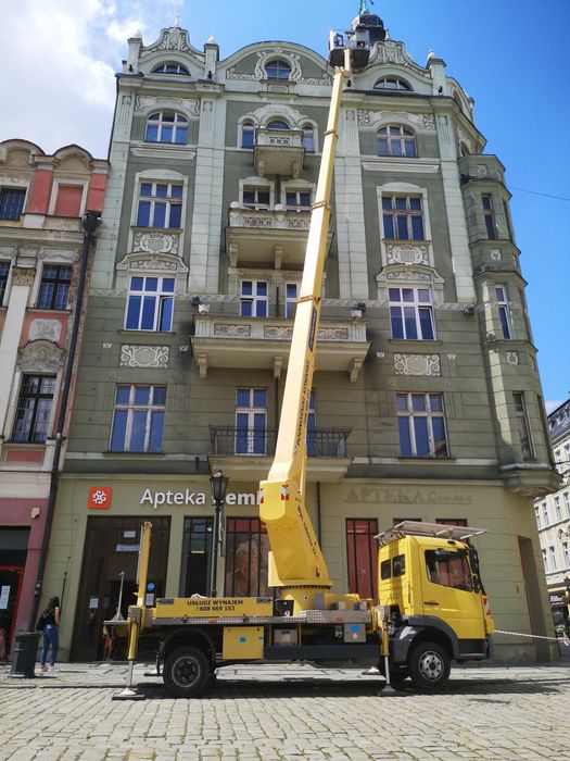 Podnośnik koszowy 22m, 27m na wynajem