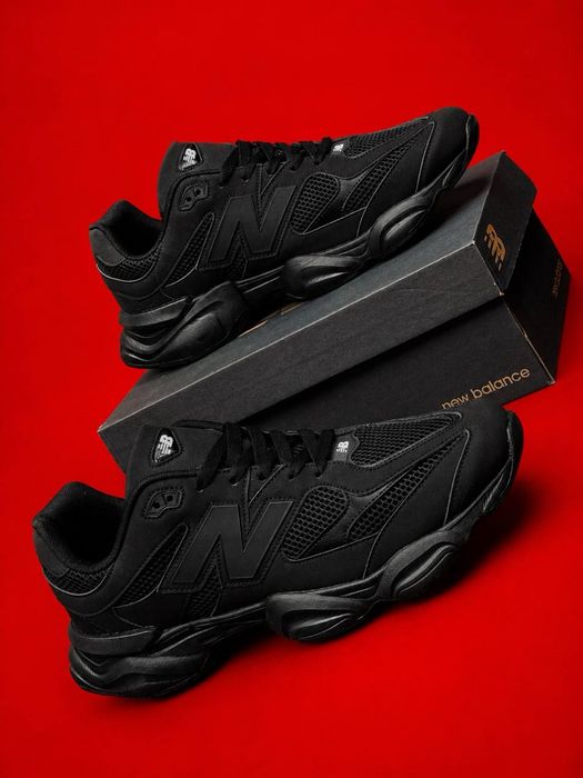Кросовки New Balance 9060 Black Кросовки Нюьбеланс New Balance черные мужские Много размеров Кожаные мужские кроссовки е коасовки нюбеланс