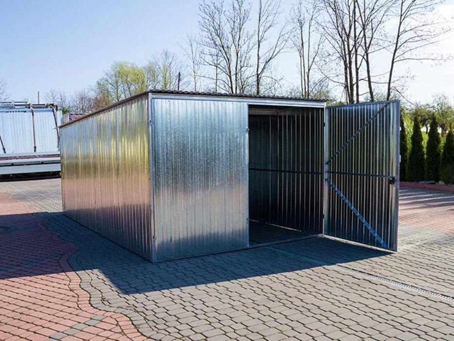 Schowek garaż blaszany garaże blaszane 3x5 PRODUCENT - Cała POLSKA