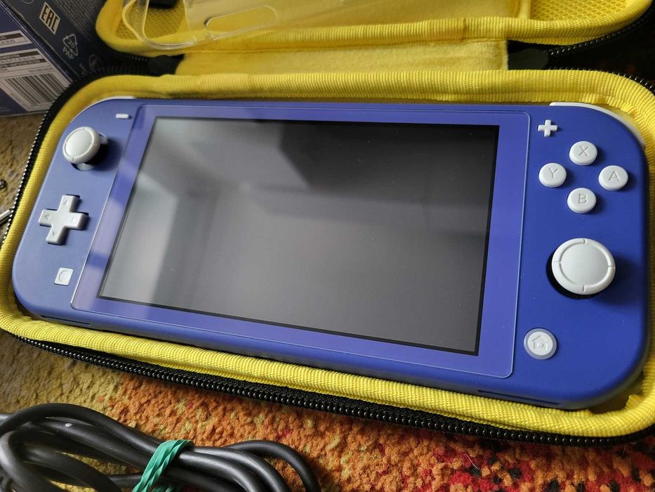 Konsola Nintendo SWITCH Lite Blue Niebieski 32GB + 32GB - Stan BDB