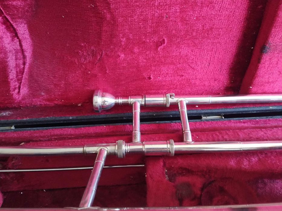 Trombone de varas Julius Keilwerth, Super de Luxe. Ano 1956 a 1958