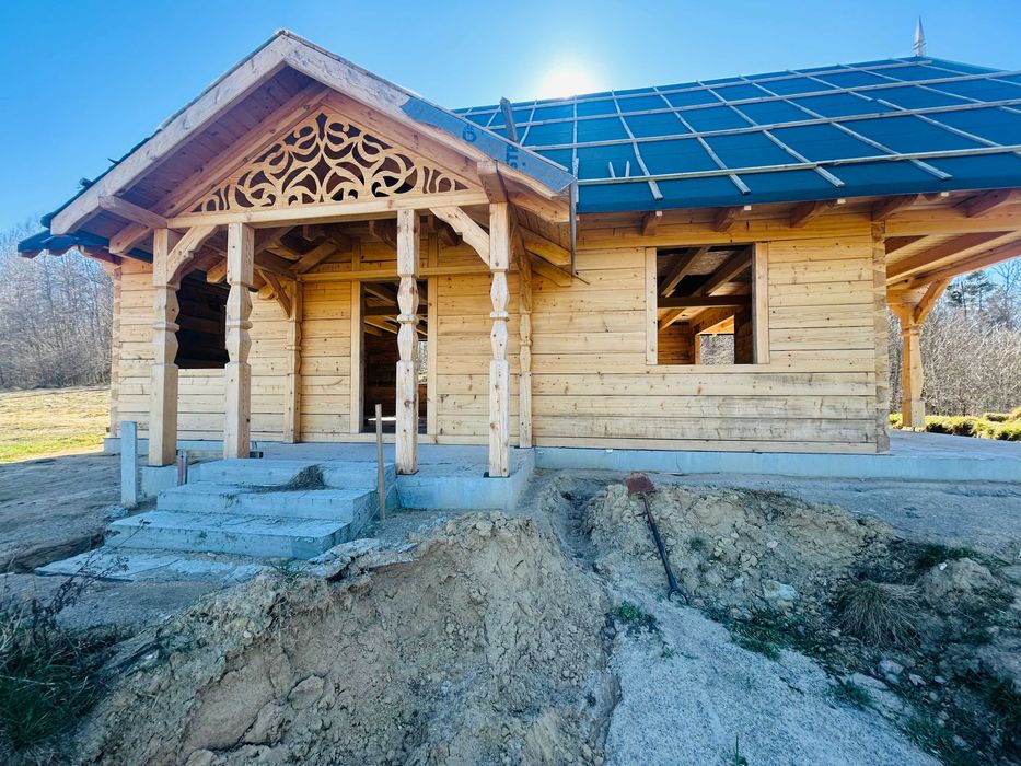 Sprzedam Dom z Bali Mazury z działką budowlaną 3300m2