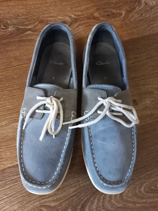 Кожаные мокасины  туфли  Clarks