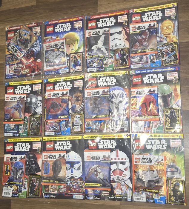 12x gazetka lego Star Wars rożne