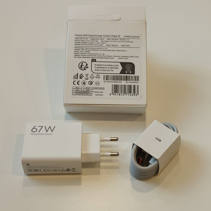 Nowa ładowarka do Xiaomi 67W