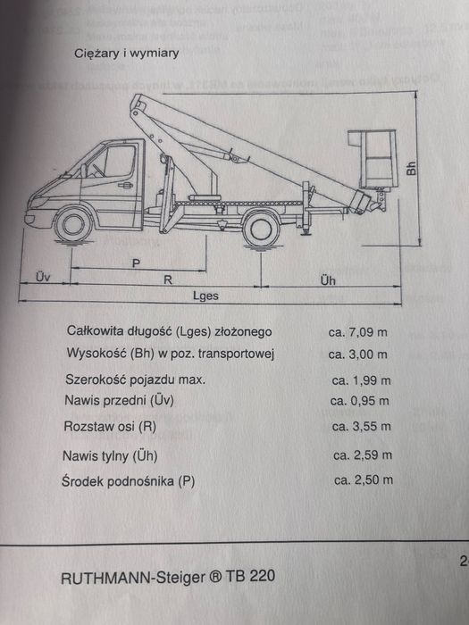 Zwyżka 22m, podnośnik koszowy- wynajem z operatorem Toruń i okolice
