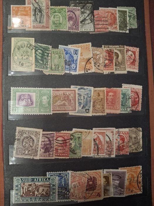 Znaczki pocztowe, 2 strony, całość redukcja kolekcji wlasnej