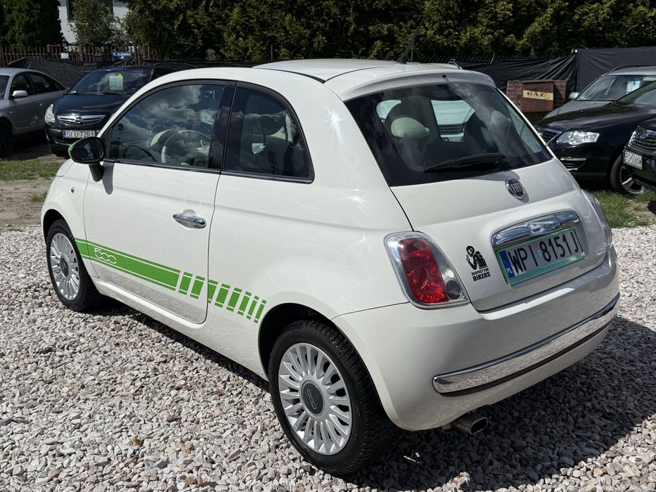 Fiat 500 1.2 Benzyna + LPG | 2008 | 249tys km | City | Panorama |Faktura VAT