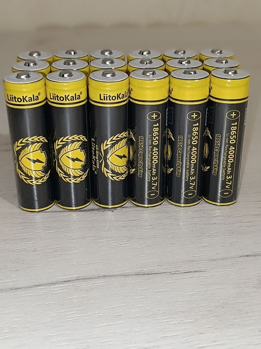 Нові акумулятори 18650 LiitoKala 4000mAh 3.7V (Оригінал)