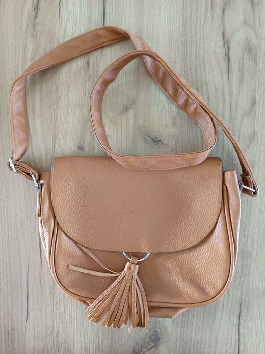 Torebka damska listonoszka ruda