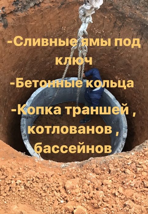 септик под ключ, сливная яма под ключ, дренажная система