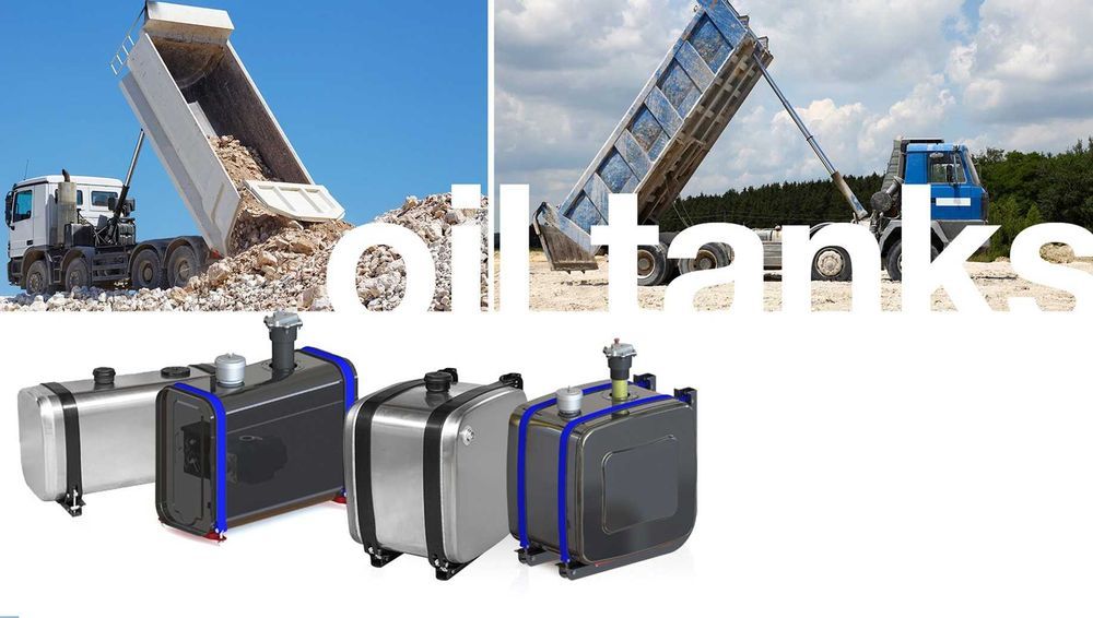 Zbiornik aluminiowy hydrauliki wywrotu kipra 160L