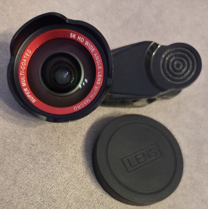 Obiektyw Lens szerokokątny 5K do smartfona
