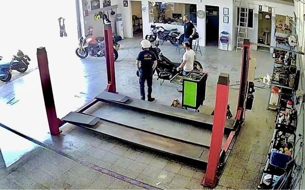 Elevador auto quatro colunas