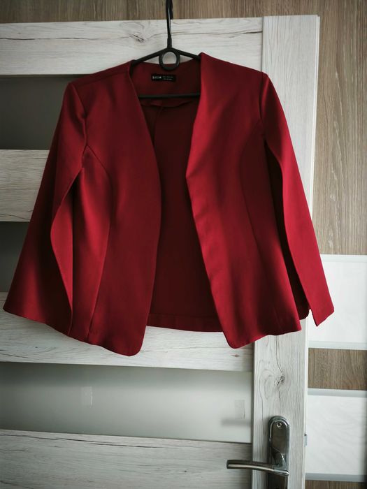 Marynarka - narzutka bordowa Shein 36