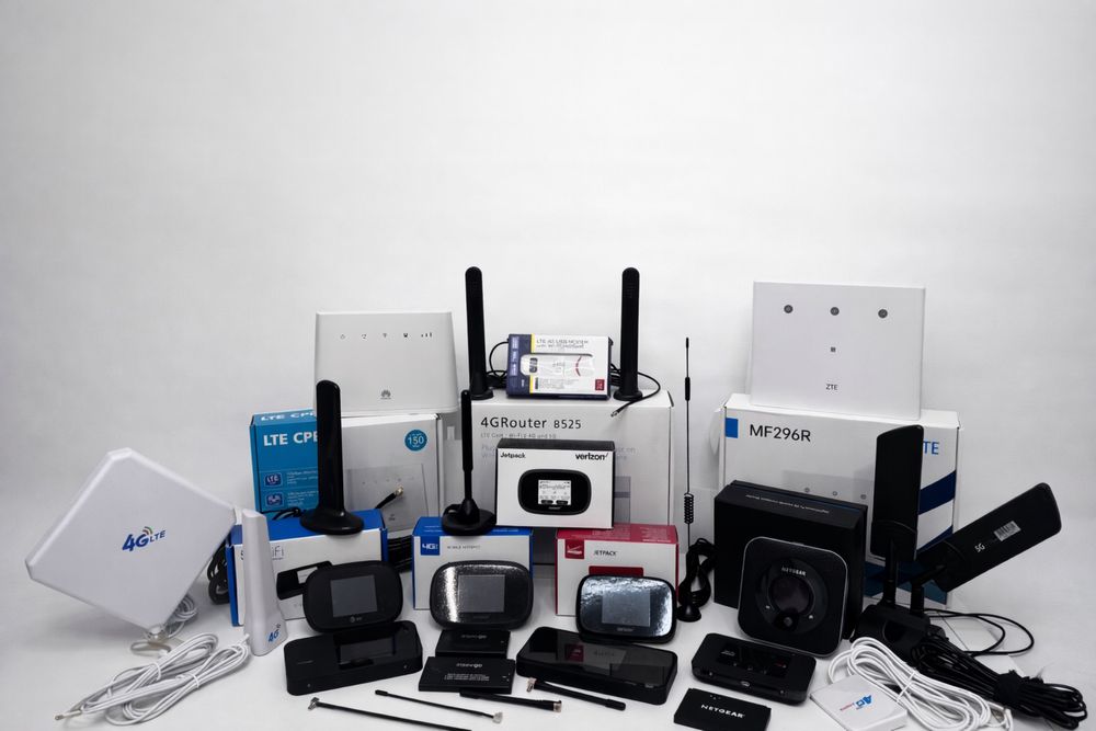 4G LTE/5G WiFi Роутери та антени Mimo