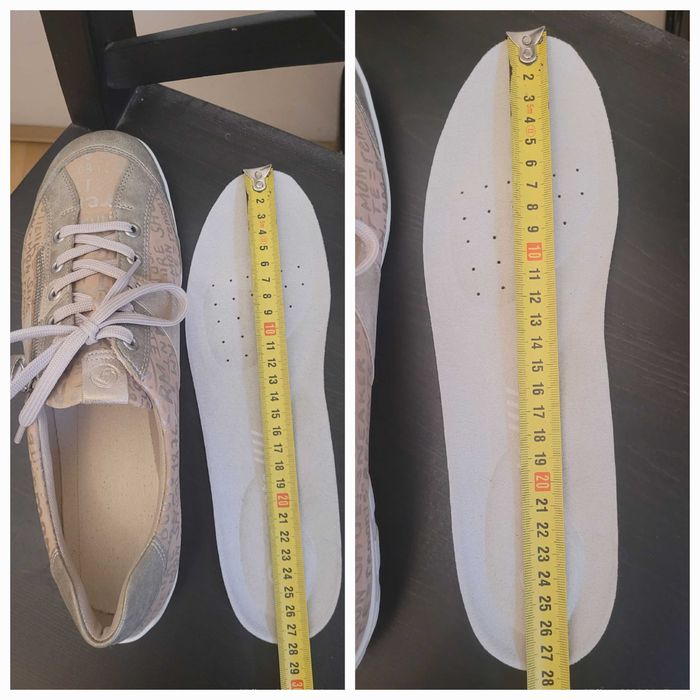REMONTE Damskie buty sportowe -skorzane