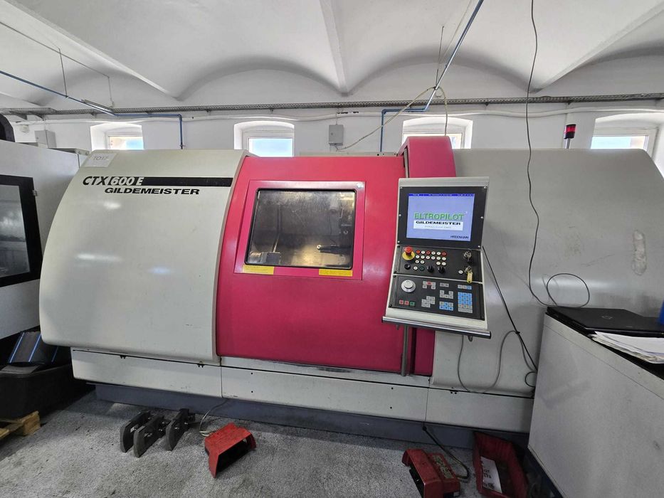 Tokarka CNC DMG GILDEMEISTER CTX600 V3 _ Oś C _ Napędzane Narzędzia