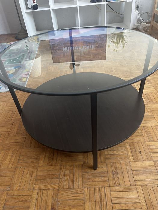 Stolik ikea, szklany