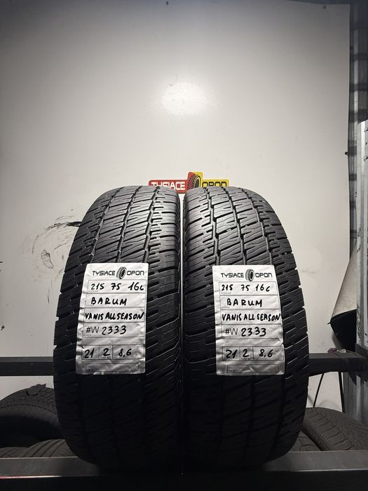 Opona dostawcza Barum Vanis 215/75R16C #W2333 04430680000 Całoroczna