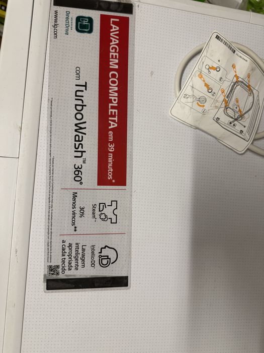 Maquina lavar roupa LG Think 9kg com vapor e app