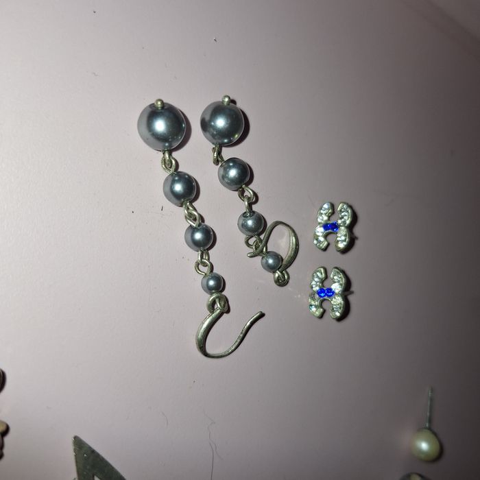 Kolczyki duży zestaw różnych kolczyków tous