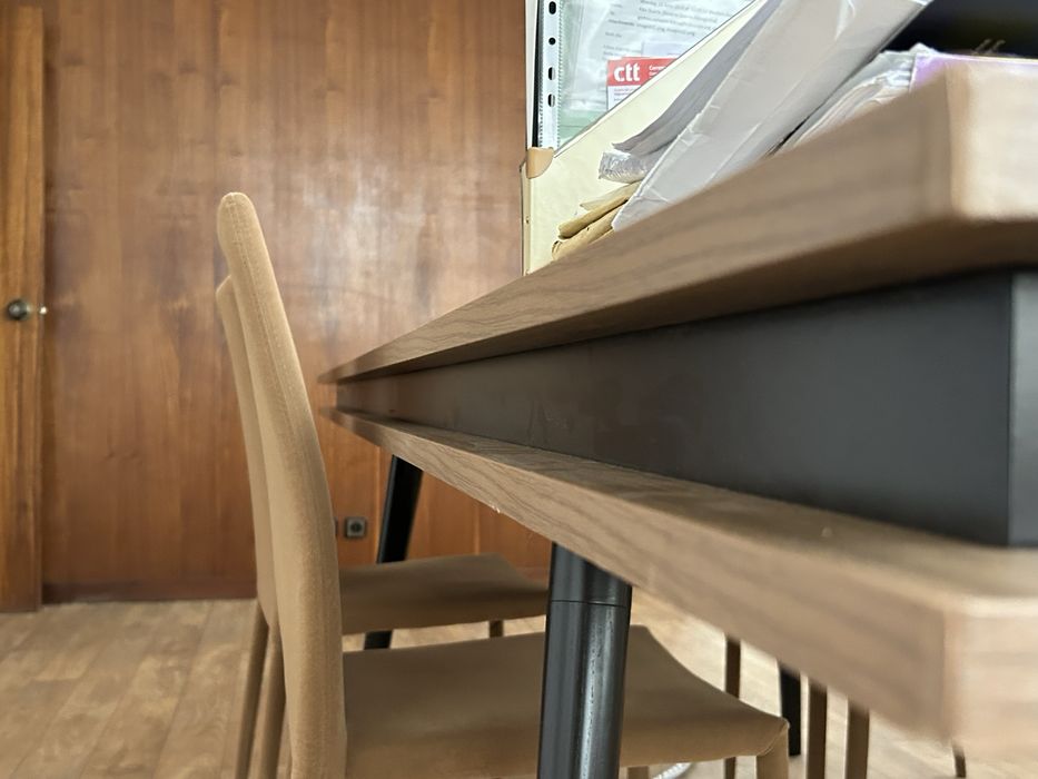 Mesa Antarte Oslo em nogueira