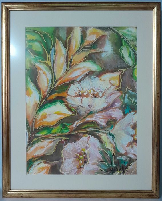Pintura acrílica sobre tela original