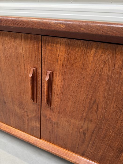 Duńska komoda tekowa piękna duża designer unikat