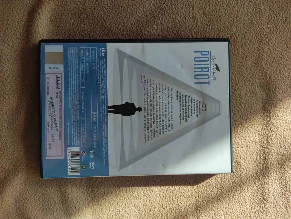 DVD Agatha Christie - Poirot - O Homicídio de Roger Ackroyd