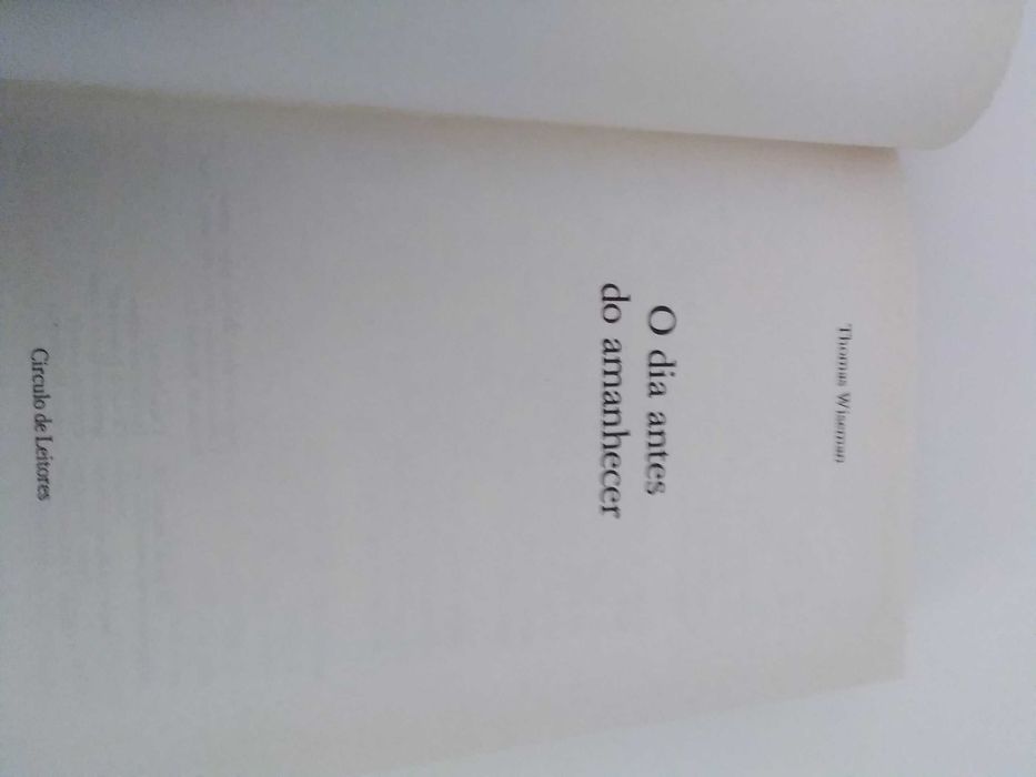 O Dia antes de amanhecer de Thomas Wiseman