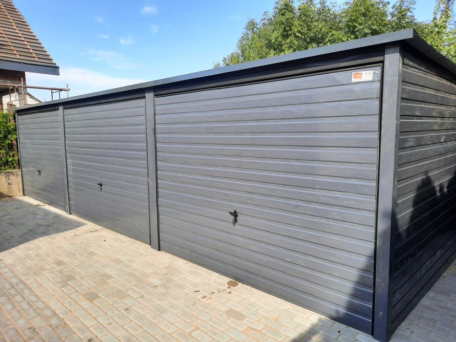 Garaż Blaszany - BIAŁY|Garaże Blaszane|NA BUDOWĘ |Blaszak| - ESSTAL*