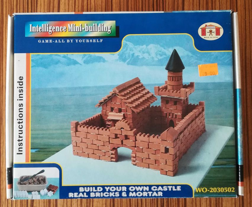 model do budowy Intelligence Mini-building Castle zamek cegły zaprawa