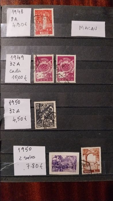 Selos Colónias Portuguesas -Macau / Angola