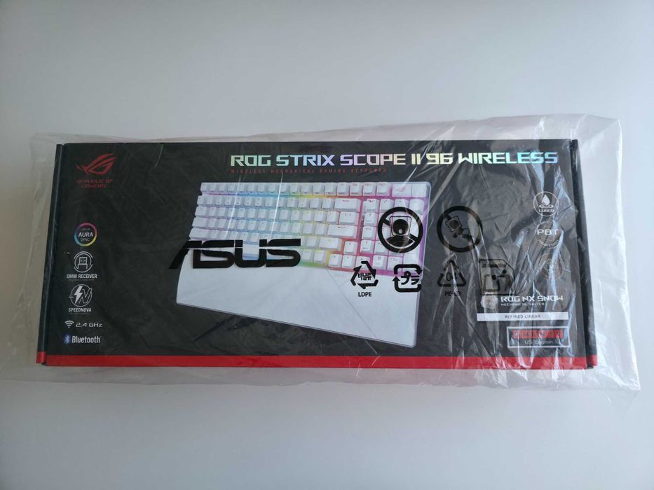 Nowa Klawiatura ASUS ROG Strix Scope II 96 Wireless (biały)