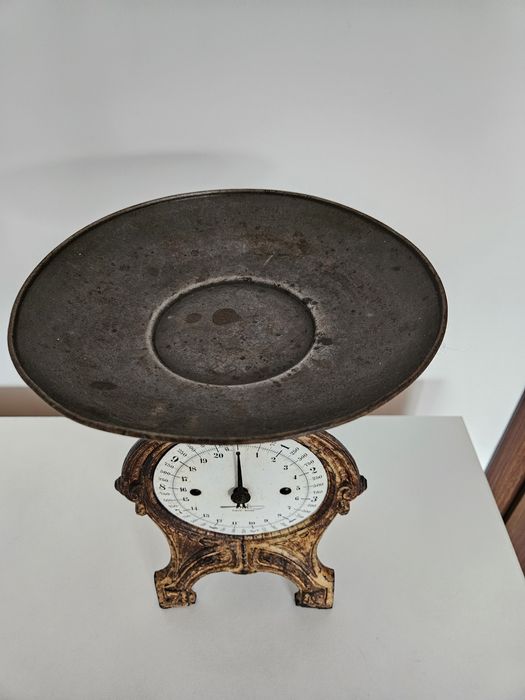 Zabytkowa waga naciskowa Krups Fabrik Marke