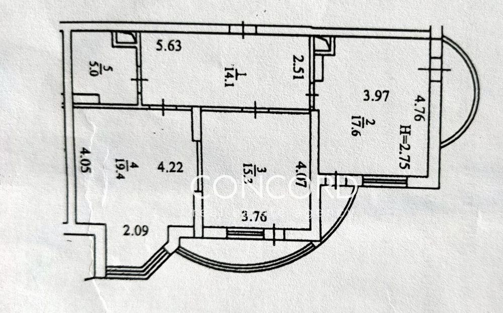2-rooms apartment apartment by the address (area 75,2 m²) - Atlanta.ua - photo 22