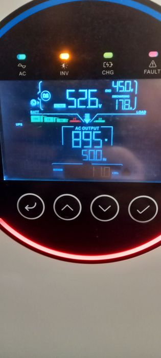 Гібридний інвертор 6.2 квт новий