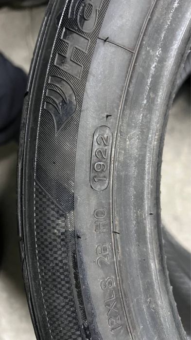 Пара літньої гуми 255/40/18 Hankook