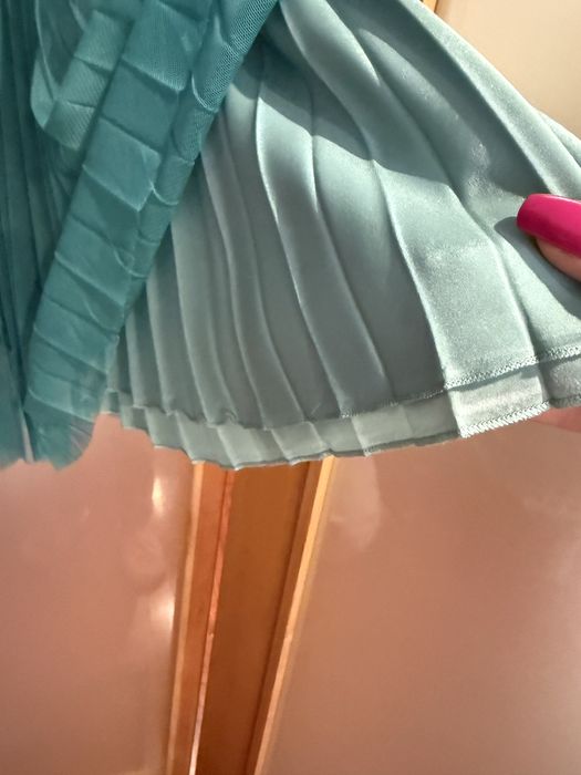 Saia plissada Imperial