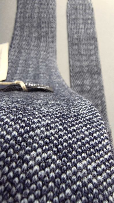 Krawat knit kaszmirowy E. MARINELLA