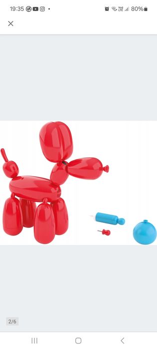 Piesek Cobi interaktywny balonikowy WYKONUJE POLECENIA