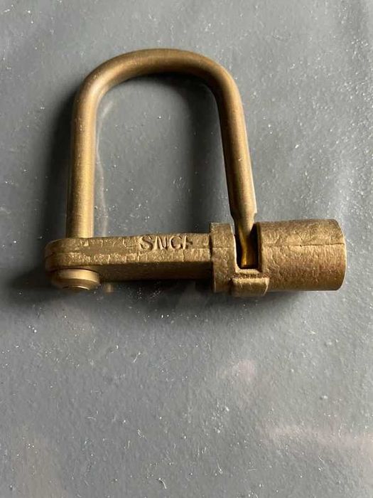 Cadeado antigo caminhos de ferro franceses