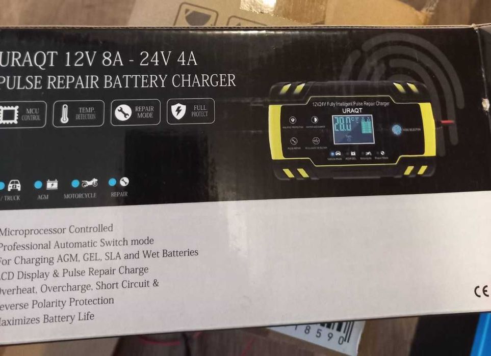 Продам комплект акум Ective 12v dc-75s gel 900wh Інвертор220В+зарядка