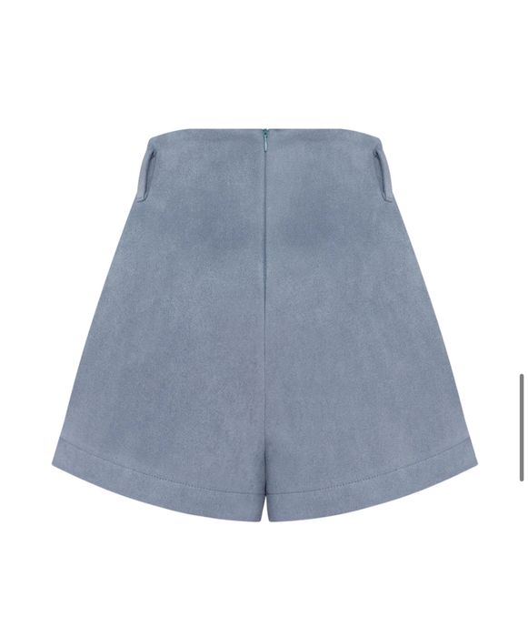 Шорти із замші CHER17 сіро-блакитні