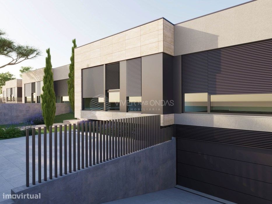 Moradia nova térrea T3+1 com piscina em São Vítor-Braga.