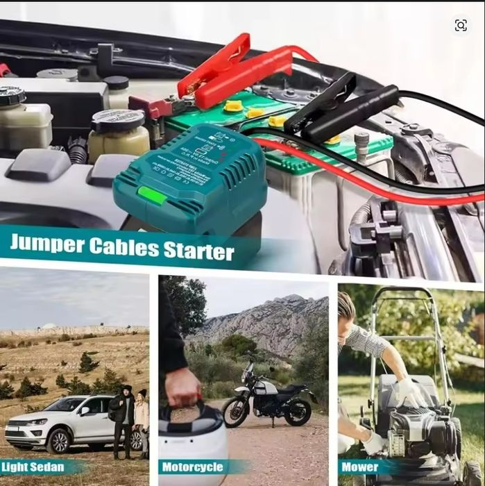 Автомобільний пусковий пристрій джампер бустер стартер  для Makita 18V